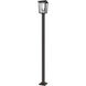 Seoul 2 Light 113.25 inch Oil Rubbed Bronze Outdoor Post Mounted Fixture in 22.25