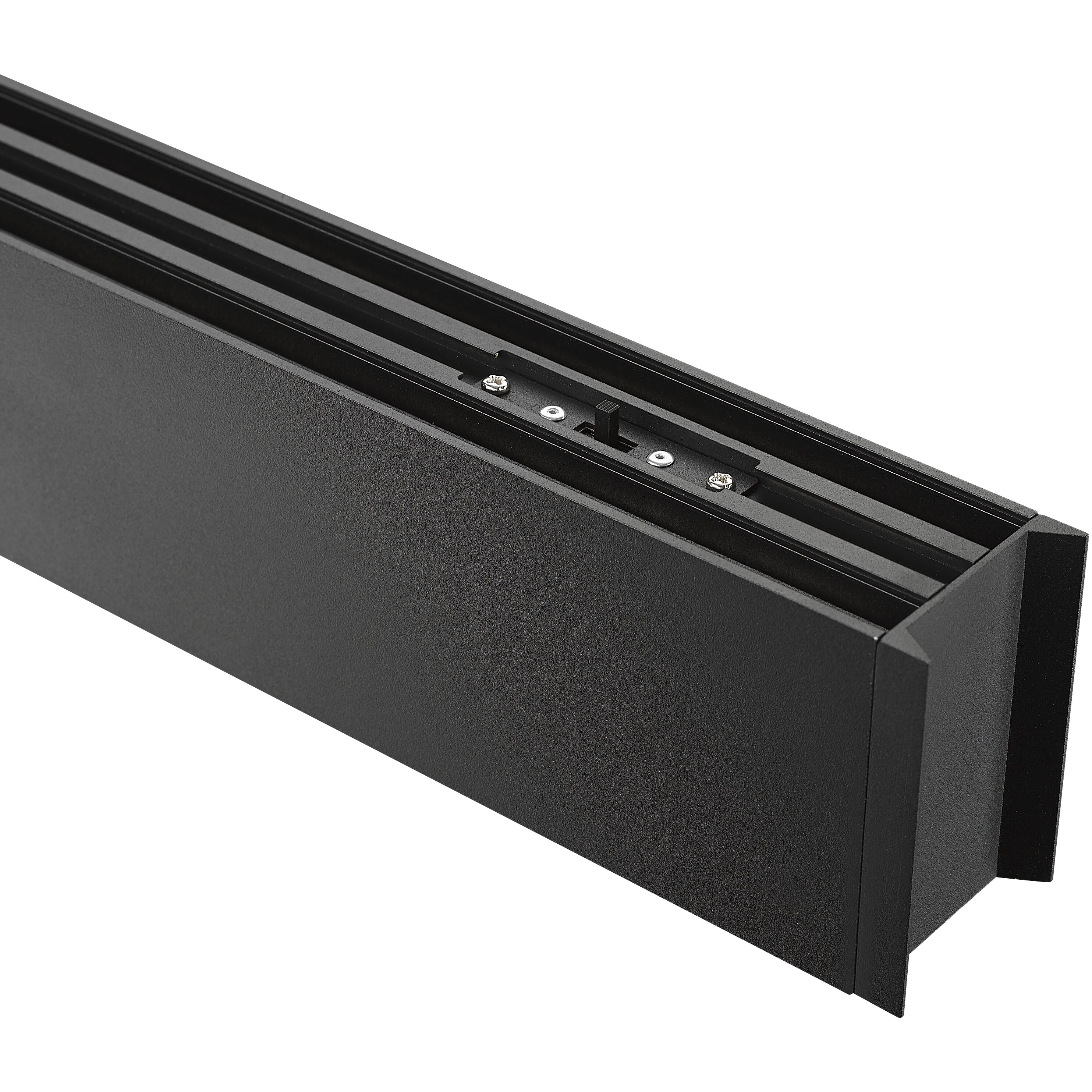 Hudson Linear Chandelier Ceiling Light in Matte Black