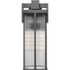 Fortis 2 Light 23.5 inch Sand Black Outdoor Wall Light