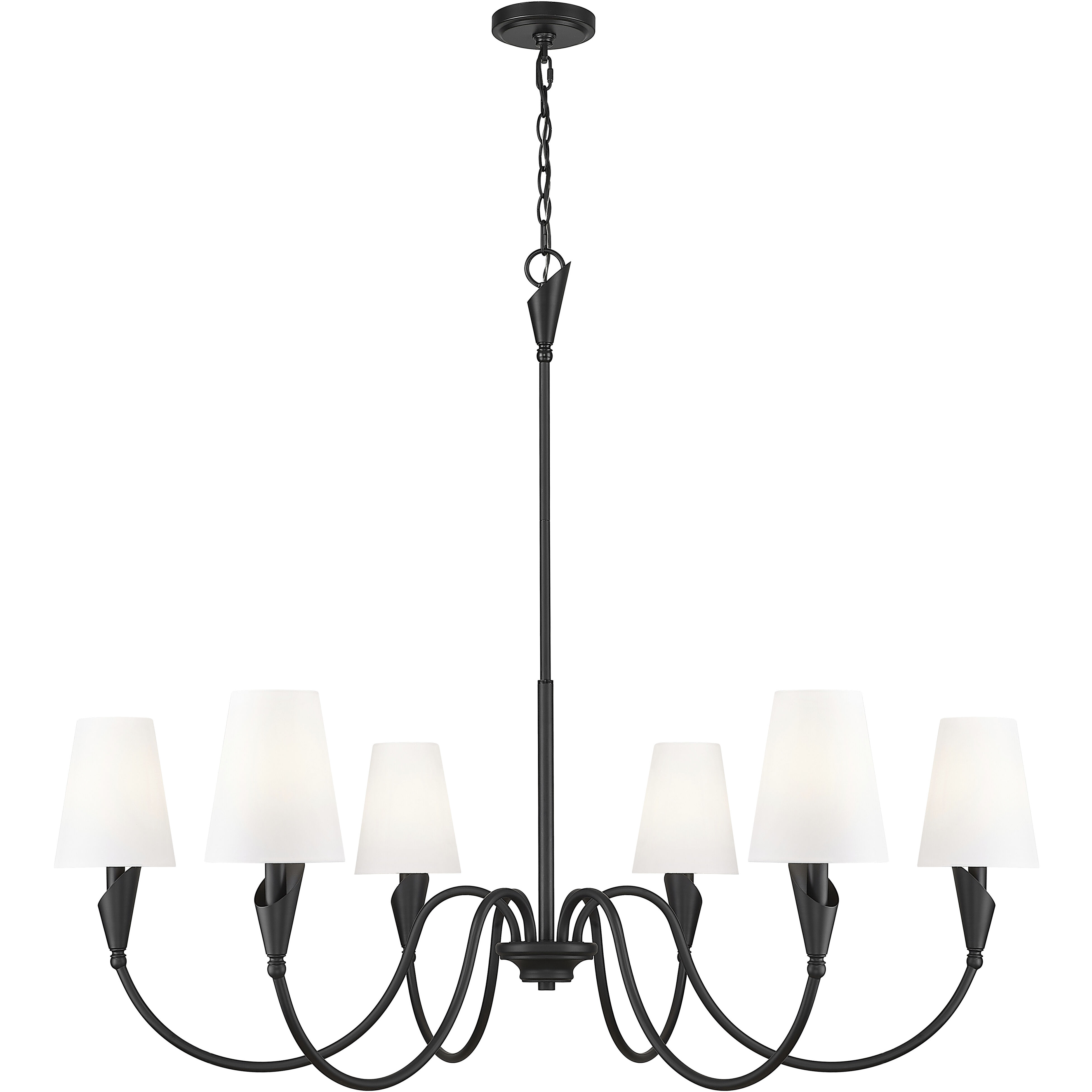 Claudelle 6 Light 46.00 inch Chandelier
