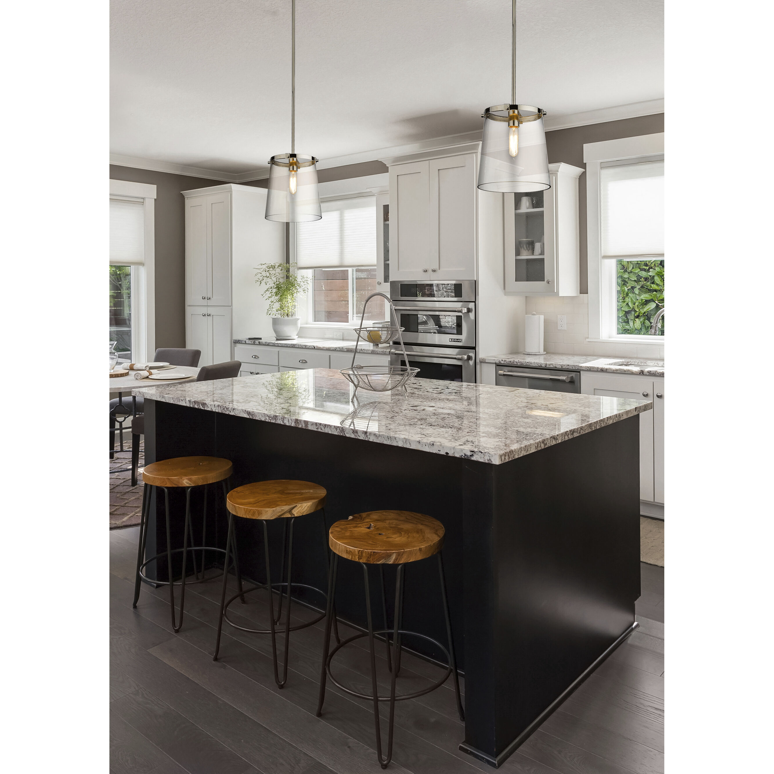 Callista 1 Light 10 inch Polished Nickel Pendant Ceiling Light