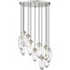 Arden 11 Light 24 inch Brushed Nickel Chandelier Ceiling Light