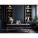 Lumina 23 inch 60 watt Modern Gold Table Lamp Portable Light
