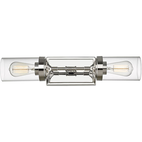 Calliope 2 Light 21 inch Polished Nickel Wall Sconce Wall Light