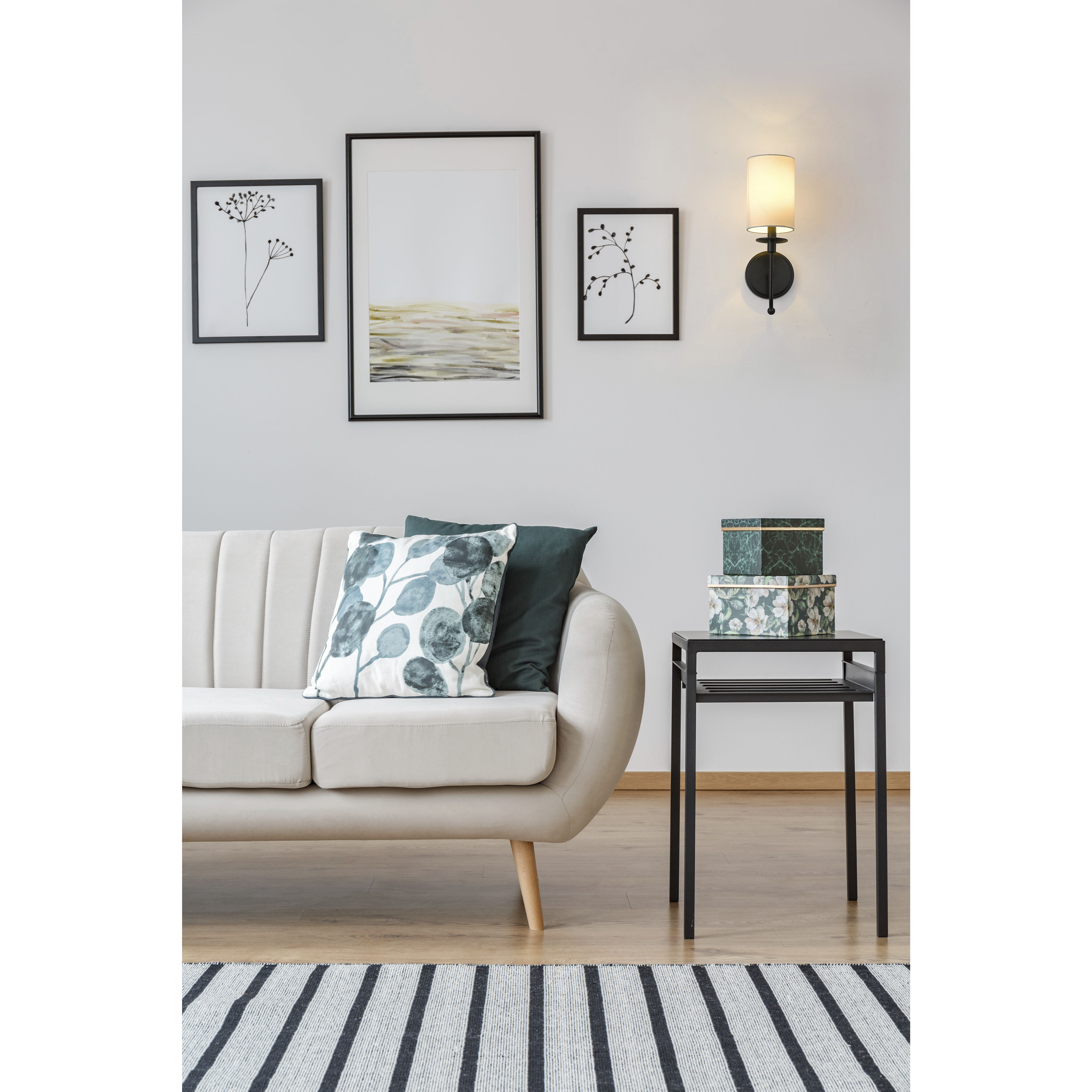 Ella 1 Light 5 inch Matte Black Wall Sconce Wall Light