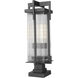 Fortis 2 Light 27.75 inch Sand Black Outdoor Pier Mounted Fixture