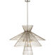 Alito 8 Light 35 inch Polished Nickel Chandelier Ceiling Light