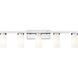 Danica 5 Light 38.75 inch Chrome Bath Vanity Light Wall Light