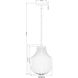 Newbury 1 Light 10 inch Matte Black Pendant Ceiling Light