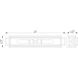Titania 2 Light 24 inch Black and Brushed Nickel Vanity Wall Light