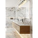 Kinsley 5 Light 35 inch Matte Black Bath Vanity Wall Light