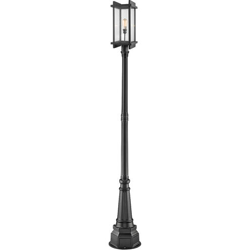 Fallow 1 Light 108 inch Black Outdoor Post Mounted Fixture