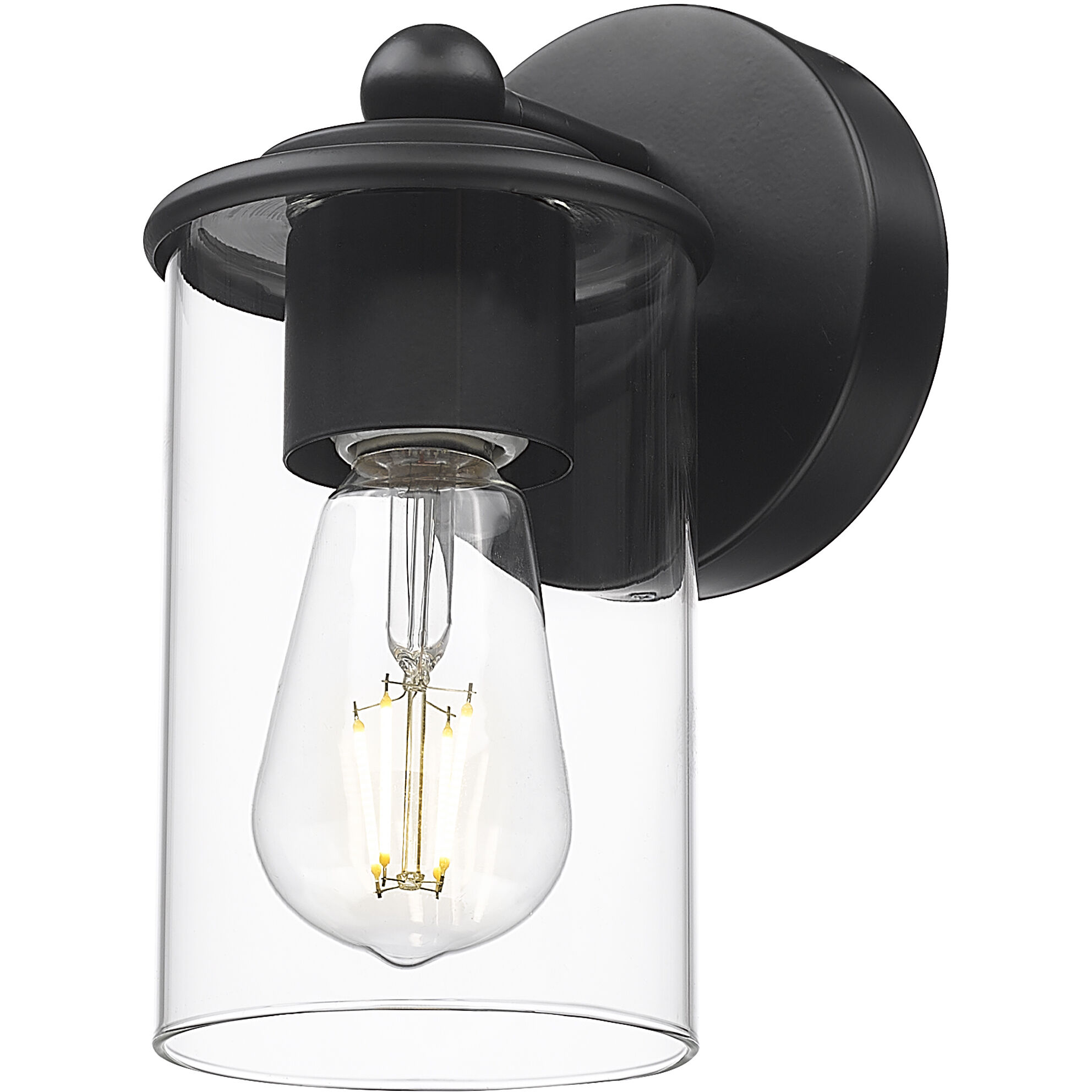 Thayer 1 Light 4.75 inch Matte Black Wall Sconce Wall Light