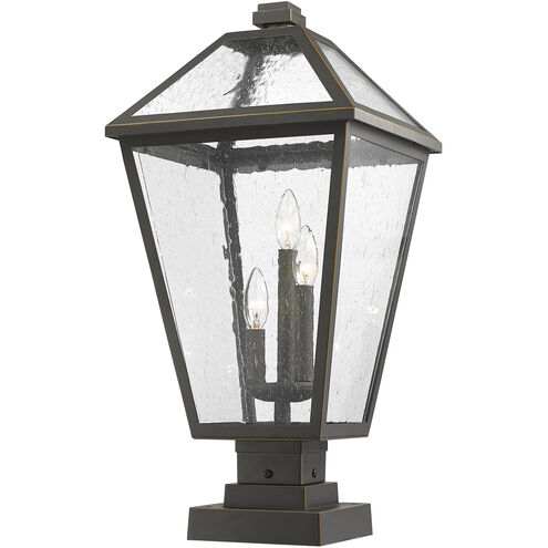 Talbot 3 Light 12.25 inch Post Light & Accessory