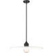 Paloma 1 Light 24 inch Matte Black Pendant Ceiling Light