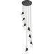 Aimie 7 Light 18 inch Matte Black Chandelier Ceiling Light