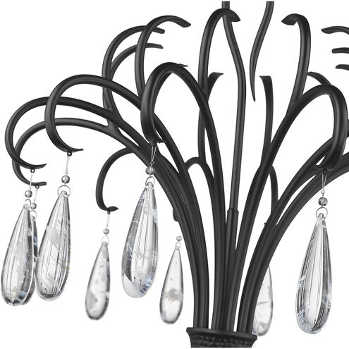 Amara 6 Light 58.75 inch Matte Black Chandelier Ceiling Light