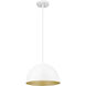 Vega Pendant Ceiling Light in Matte White