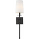 Camila 1 Light 5.5 inch Matte Black Wall Sconce Wall Light