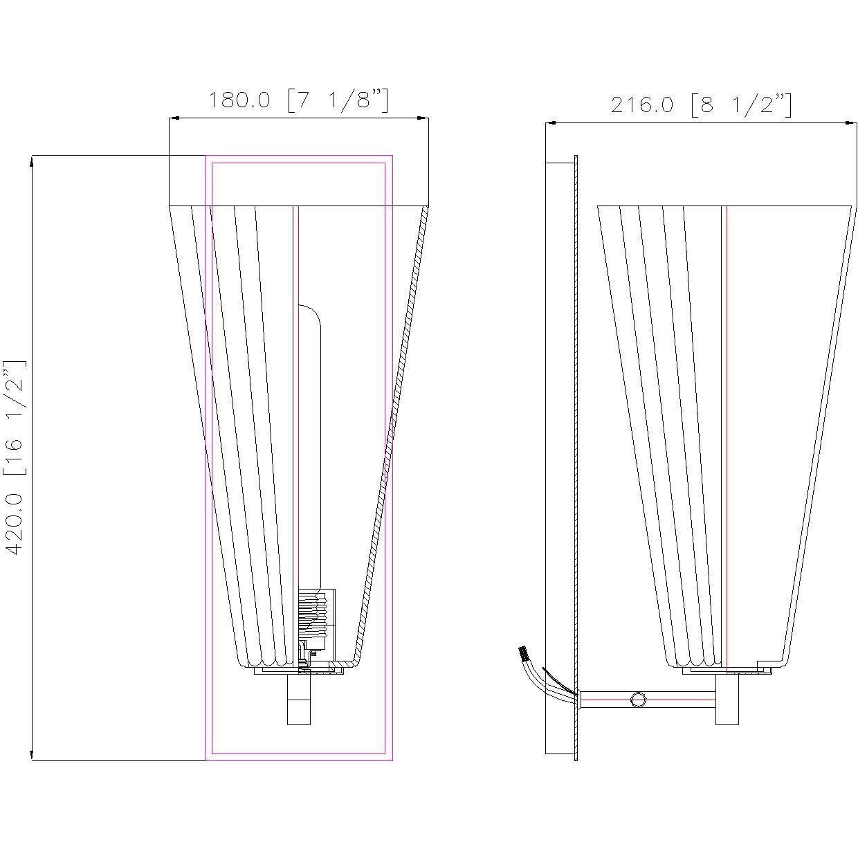 Farrell 1 Light 7.25 inch Matte Black Wall Sconce Wall Light