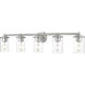 Thayer 5 Light 39 inch Brushed Nickel Vanity Wall Light