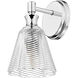 Auden 1 Light 5.75 inch Chrome Wall Sconce Wall Light