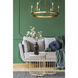 Barclay 6 Light 25 inch Olde Brass Chandelier Ceiling Light