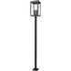 Hartwell 6 Light 125.5 inch Sand Black Outdoor Post Mounted Fixture