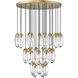Arden 27 Light 36 inch Rubbed Brass Chandelier Ceiling Light