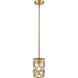 Dealey 1 Light 6.5 inch Heirloom Brass Pendant Ceiling Light