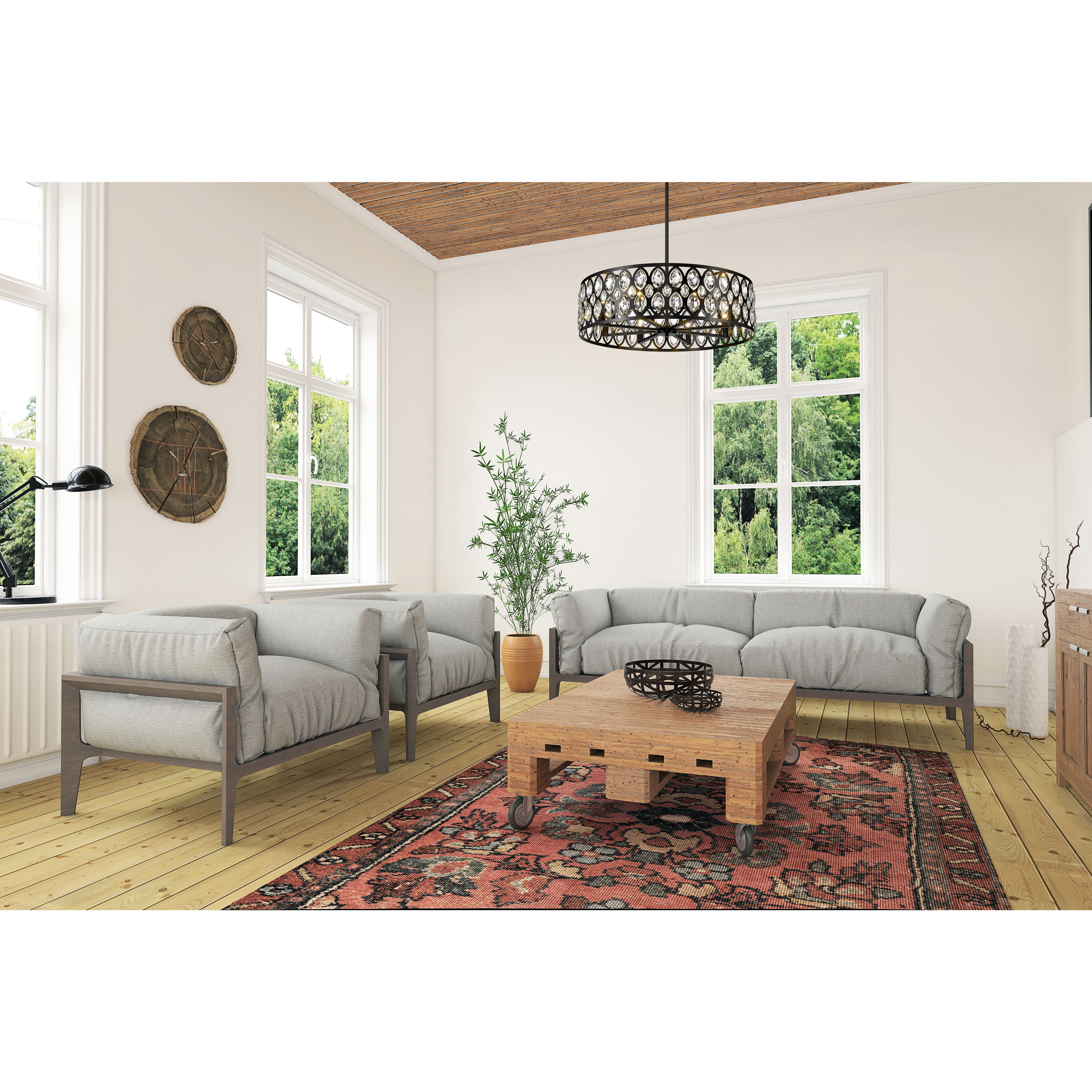 Dealey 8 Light 30.25 inch Matte Black Chandelier Ceiling Light