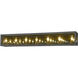 Infinity 7 Light 44 inch Misty Charcoal Vanity Wall Light