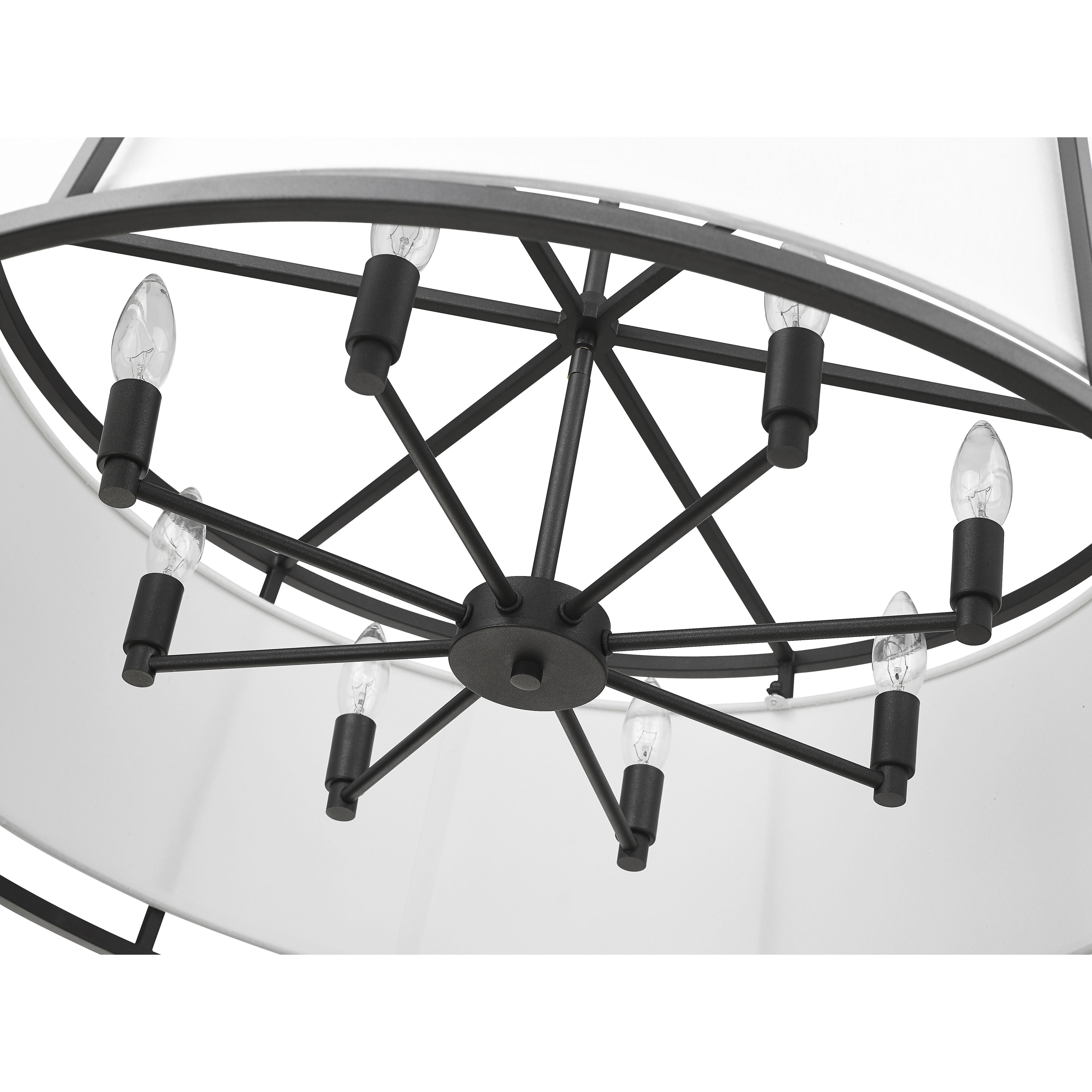 Lenyx 8 Light 32 inch Iron Ore Chandelier Ceiling Light