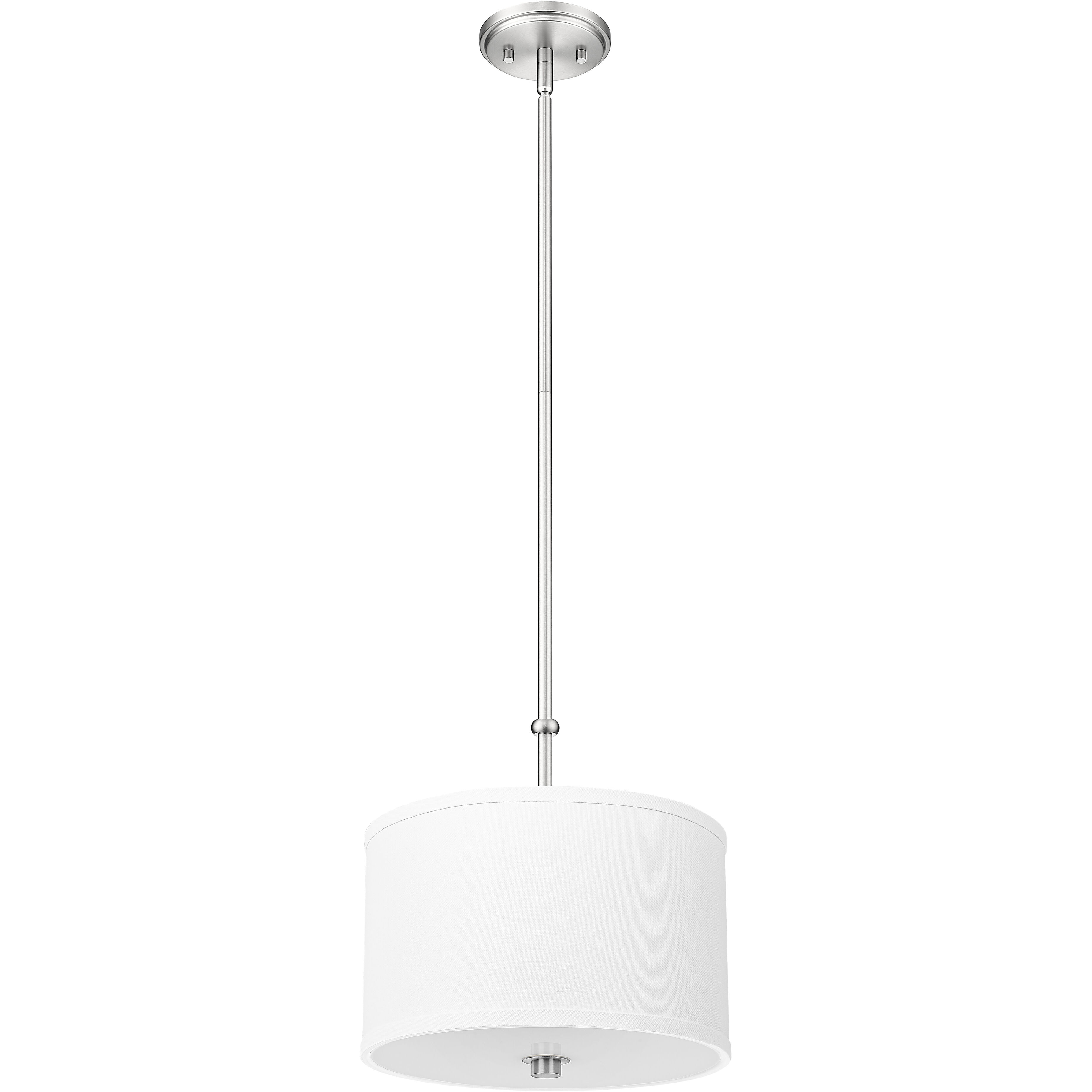 Linden Pendant Ceiling Light in Brushed Nickel