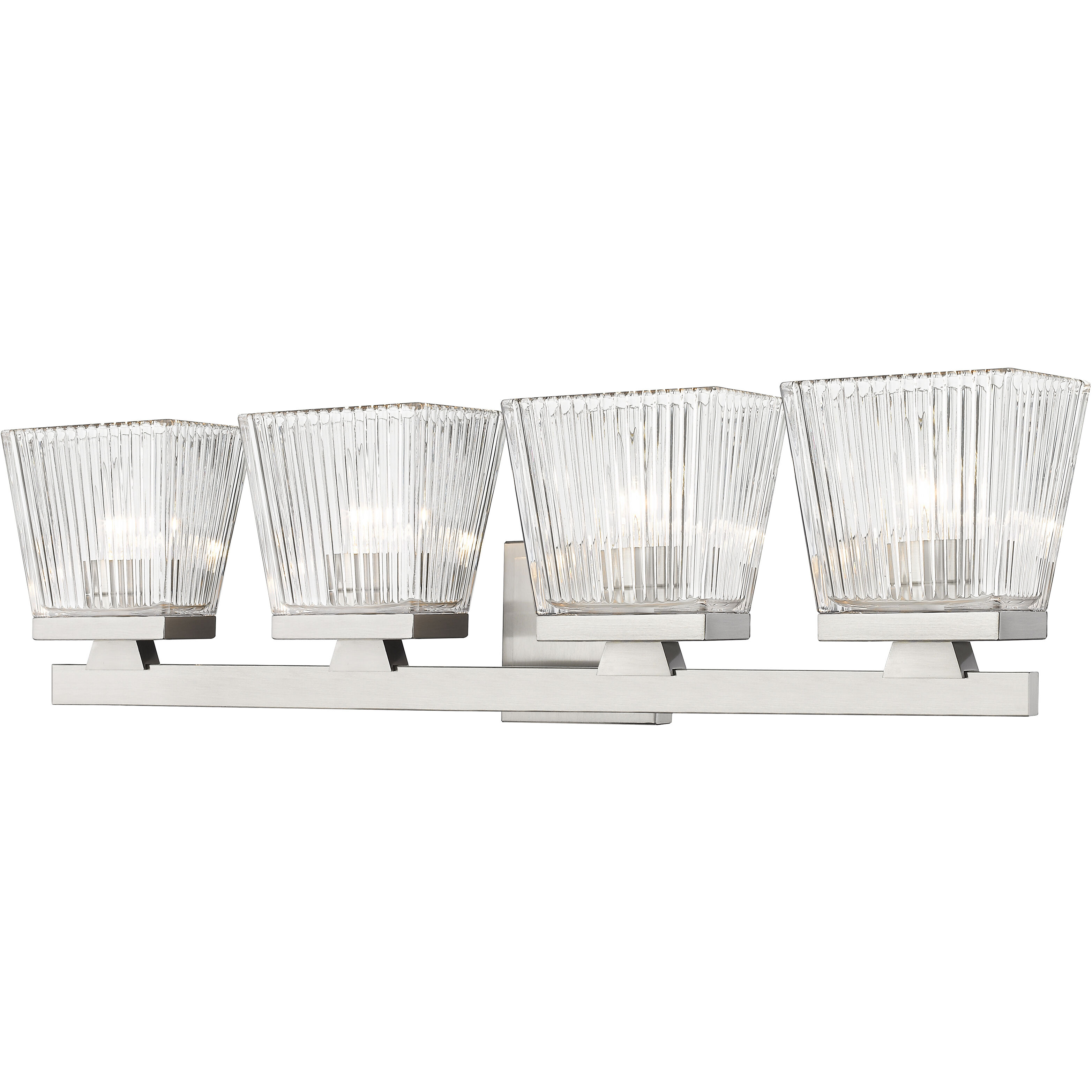 Astor 4 Light 29 inch Brushed Nickel Vanity Wall Light