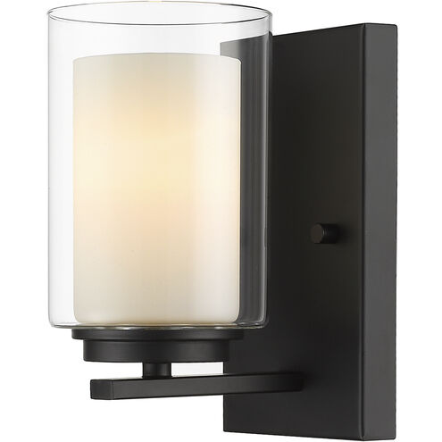 Willow 1 Light 4.5 inch Matte Black Wall Sconce Wall Light
