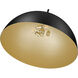 Vega Pendant Ceiling Light in Matte Black