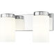 Burk 2 Light 13.75 inch Chrome Bath Vanity Light Wall Light