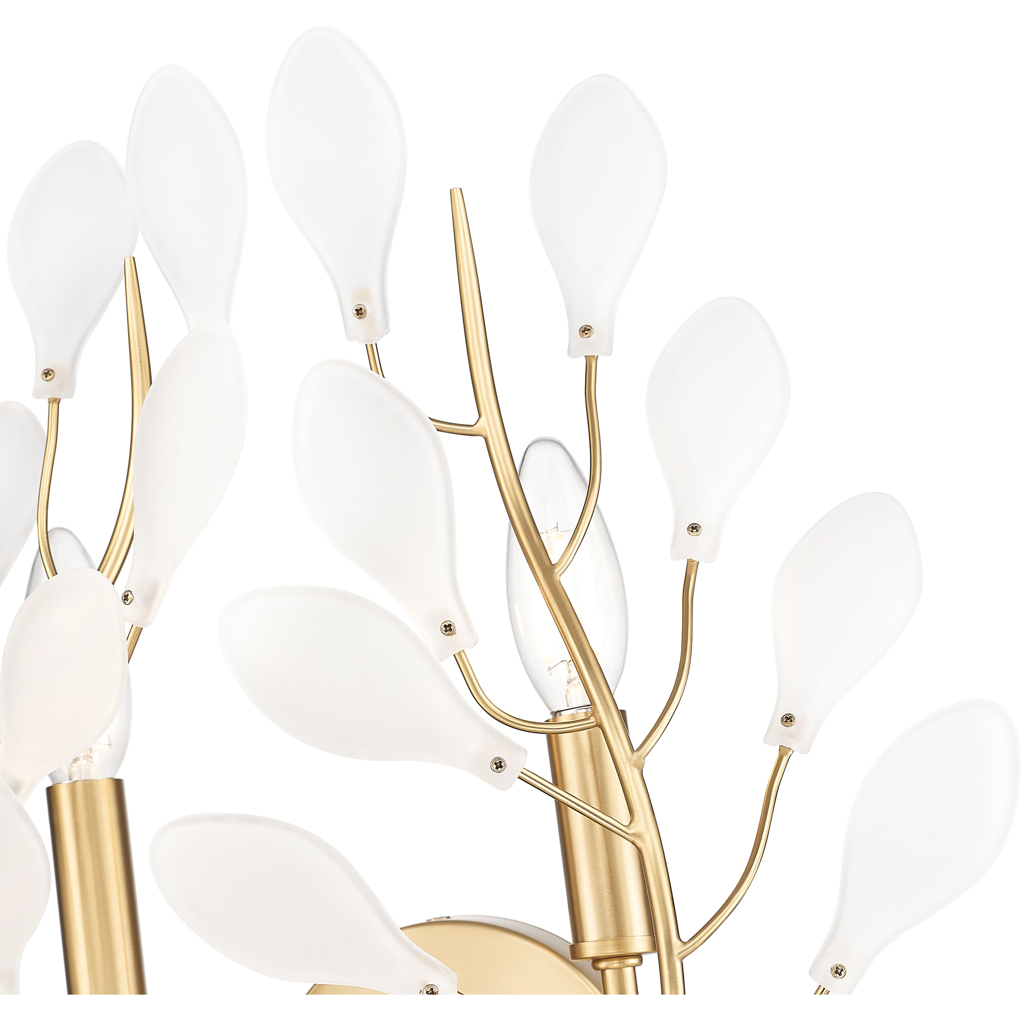 Claudine Wall Sconce Wall Light in Modern Gold