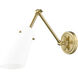 Julia 1 Light 5.25 inch Modern Gold Wall Sconce Wall Light