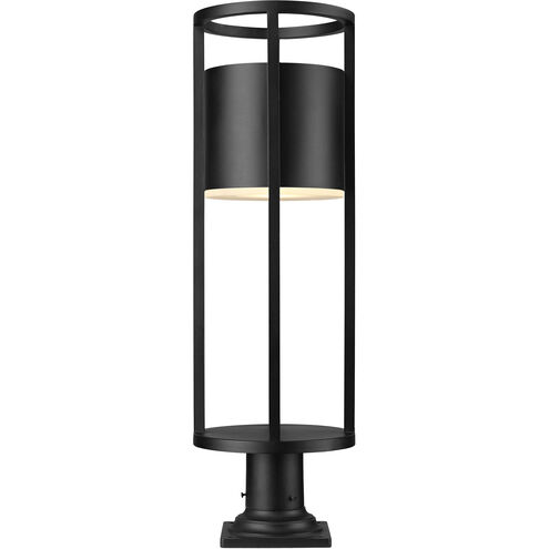 Luca LED 29.75 inch Black Outdoor Pier Mounted Fixture