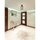 Malcalester 1 Light 8 inch Matte Black and Brushed Nickel Flush Mount Ceiling Light