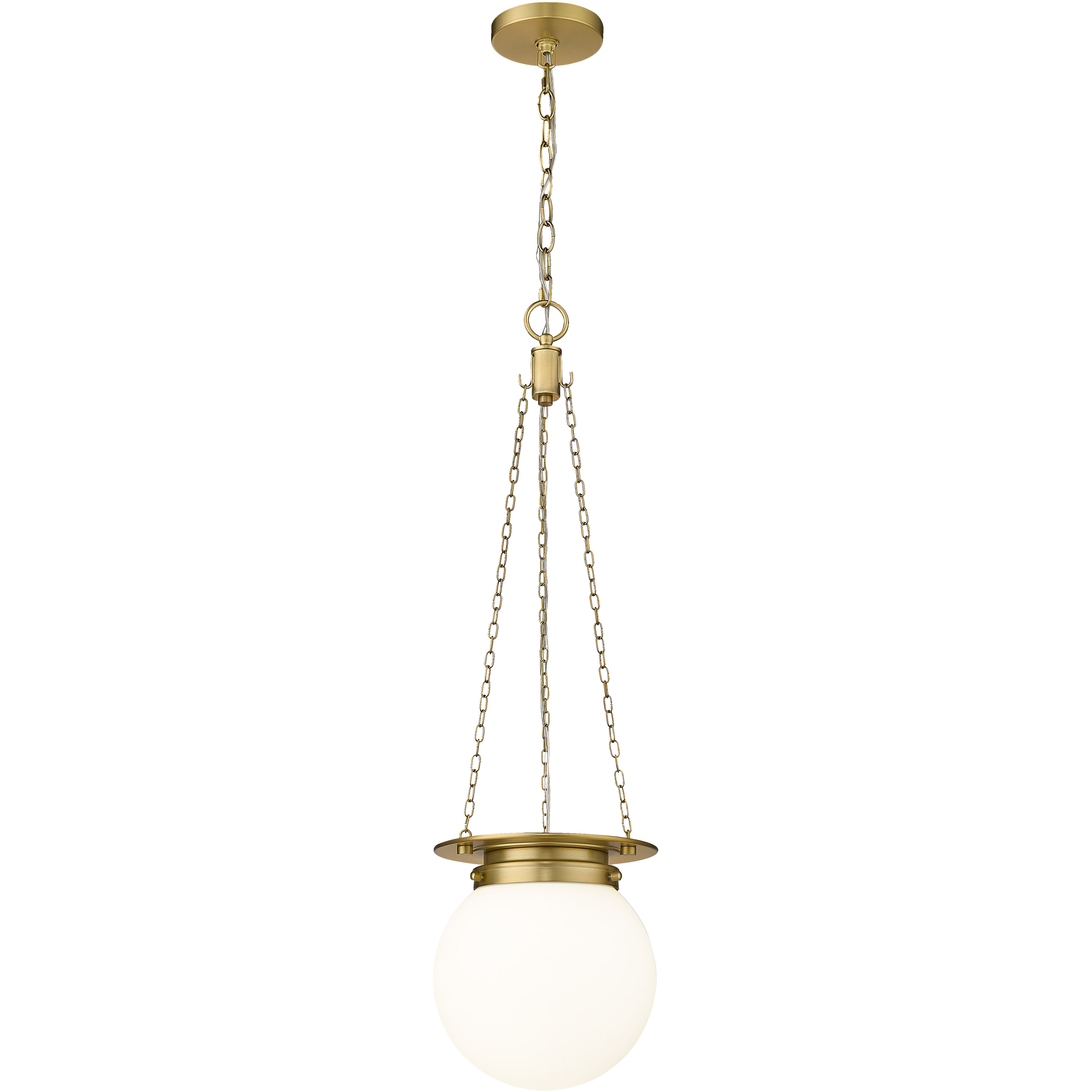 Calhoun 1 Light 9 inch Heritage Brass Pendant Ceiling Light