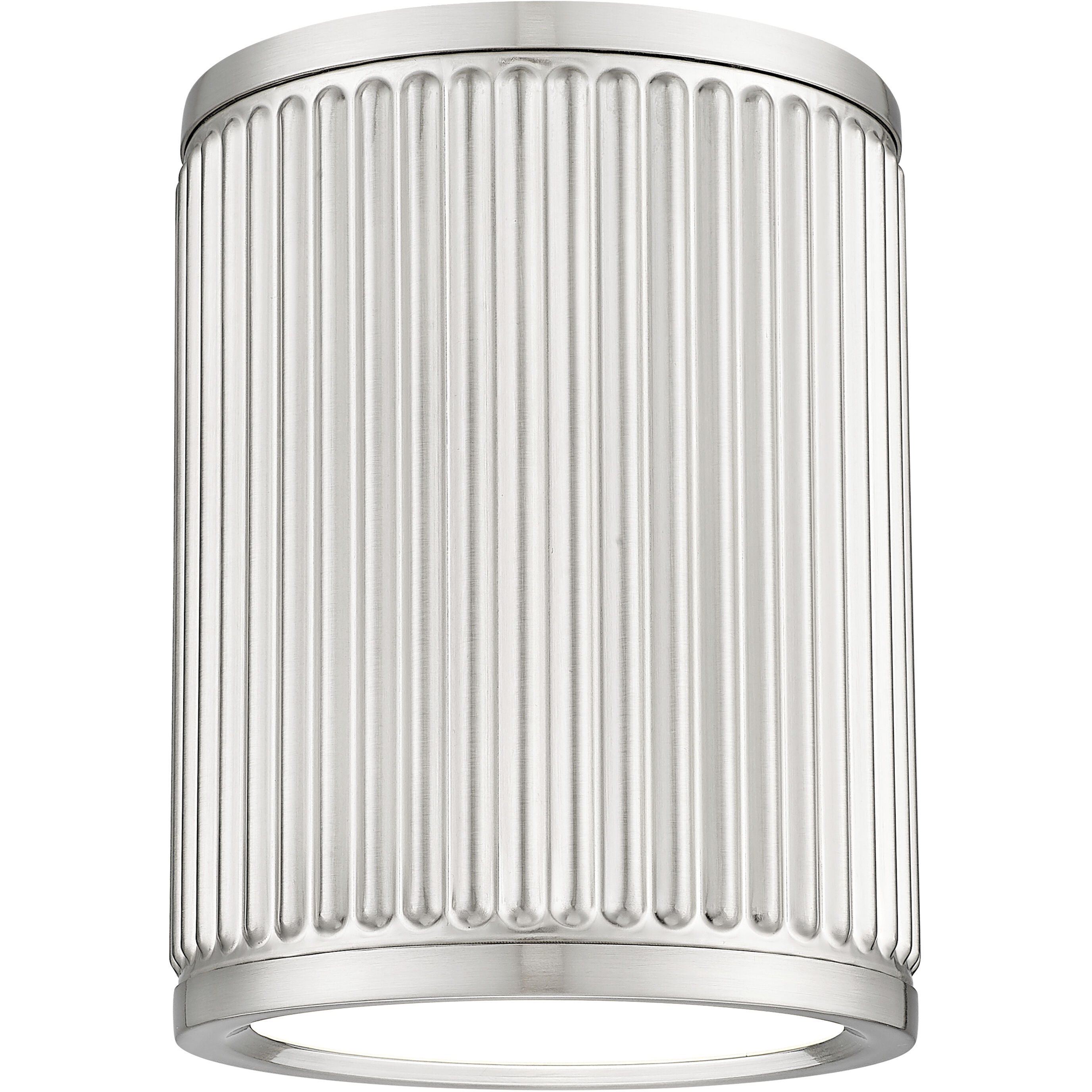 Stari LED 6.25 inch Brushed Nickel Flush Mount Ceiling Light