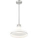 Reznor Pendant Ceiling Light in Brushed Nickel