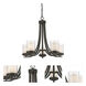 Willow 5 Light 25.25 inch Olde Bronze Chandelier Ceiling Light