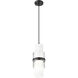 Cayden 1 Light 6.5 inch Matte Black Pendant Ceiling Light