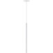 Forest LED 4.75 inch Matte White Pendant Ceiling Light in Matt white Steel