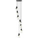 Aimie 7 Light 18 inch Matte Black Chandelier Ceiling Light