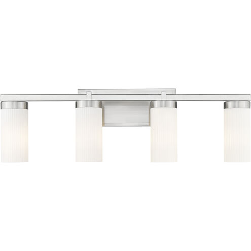 Danica 4 Light 29.5 inch Brushed Nickel Bath Vanity Light Wall Light